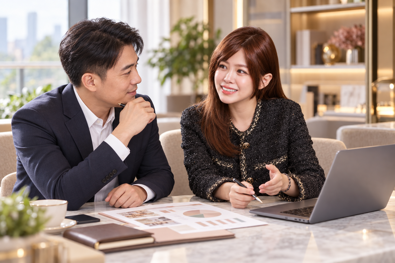 Dora 與企業主共同進行企業資源規劃